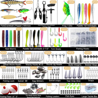 Large 3-Layer Fishing Tackle Box