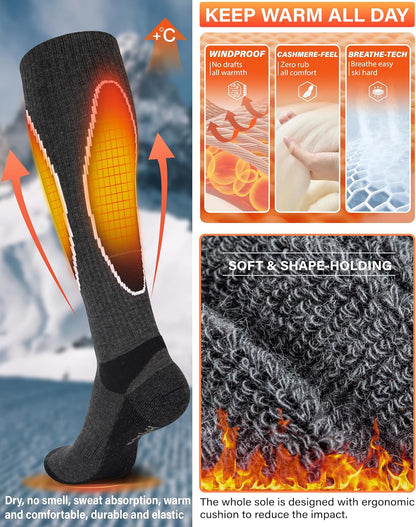 Merino Wool Ski Socks